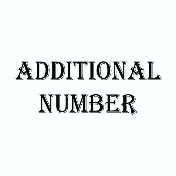 Additional Number